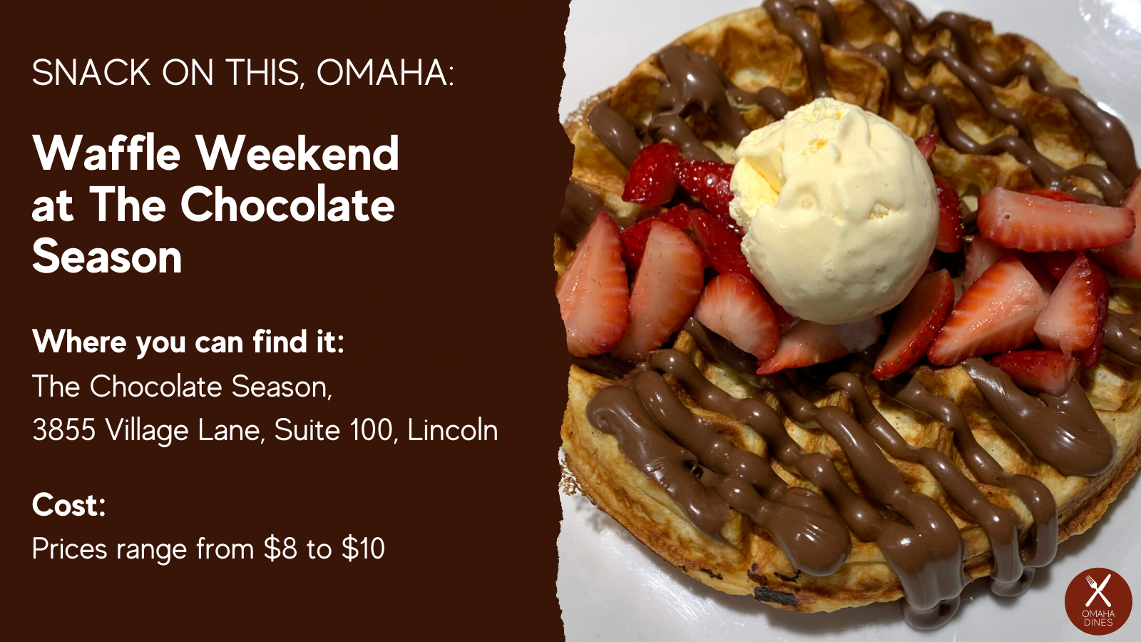 Snack on this, Omaha: Waffle Weekend at The Chocolate Season